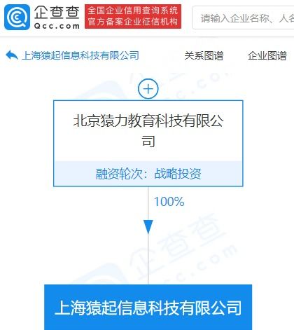 猿輔導(dǎo)成立信息科技新公司，注冊(cè)資本1000萬進(jìn)軍第二類增值電信業(yè)務(wù)